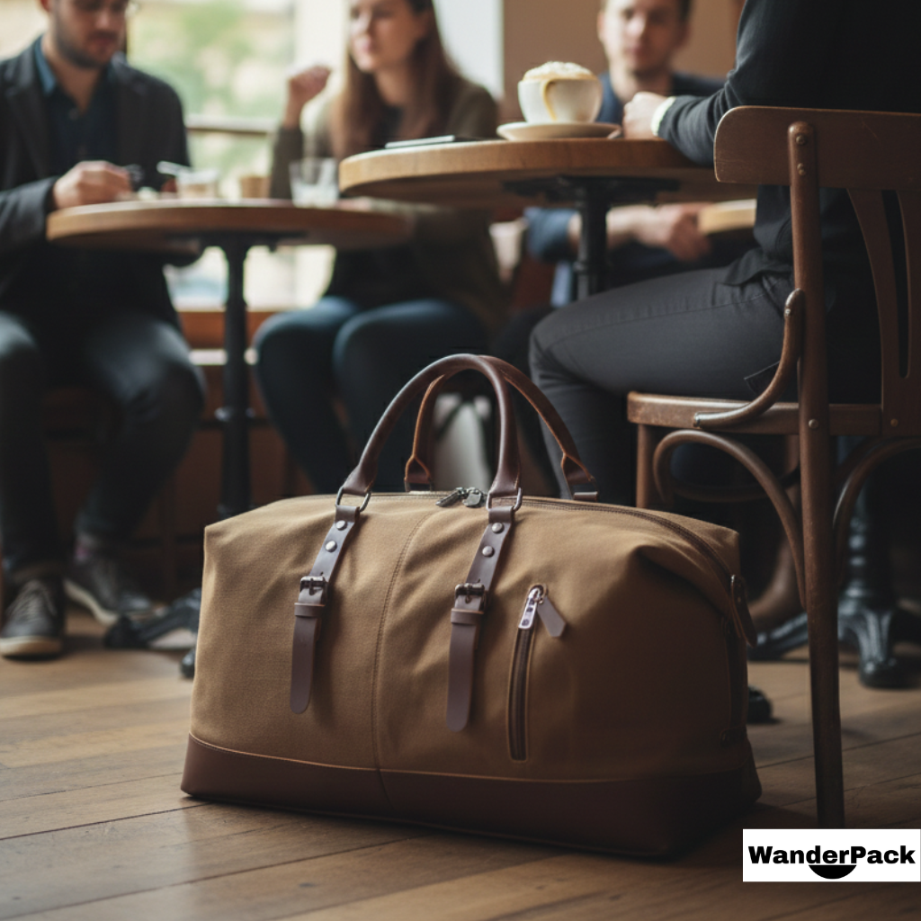 Sac de voyage 43L en toile polyester coton