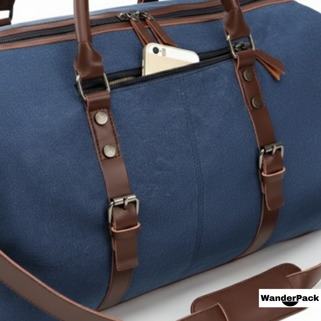 Sac de voyage 43L en toile polyester coton