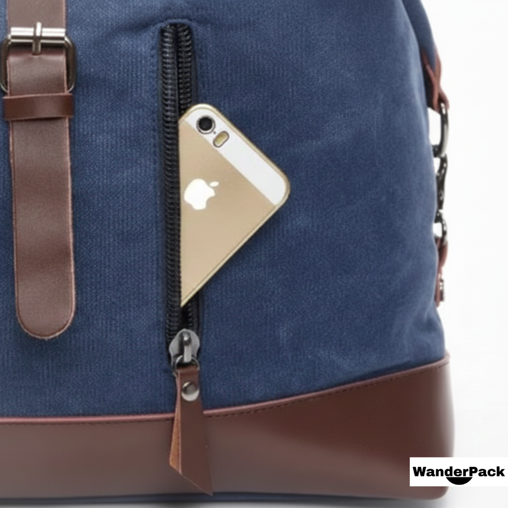 Sac de voyage 43L en toile polyester coton