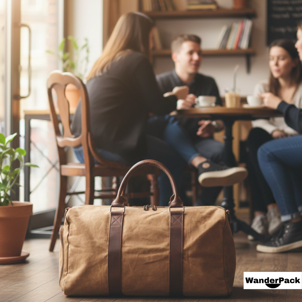 Sac de voyage 28L en toile cirée