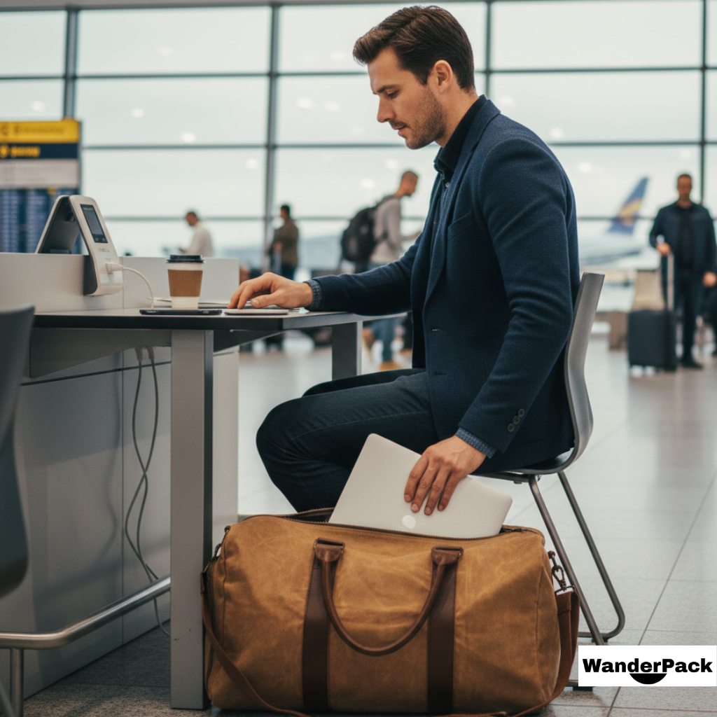 Sac de voyage 28L en toile cirée