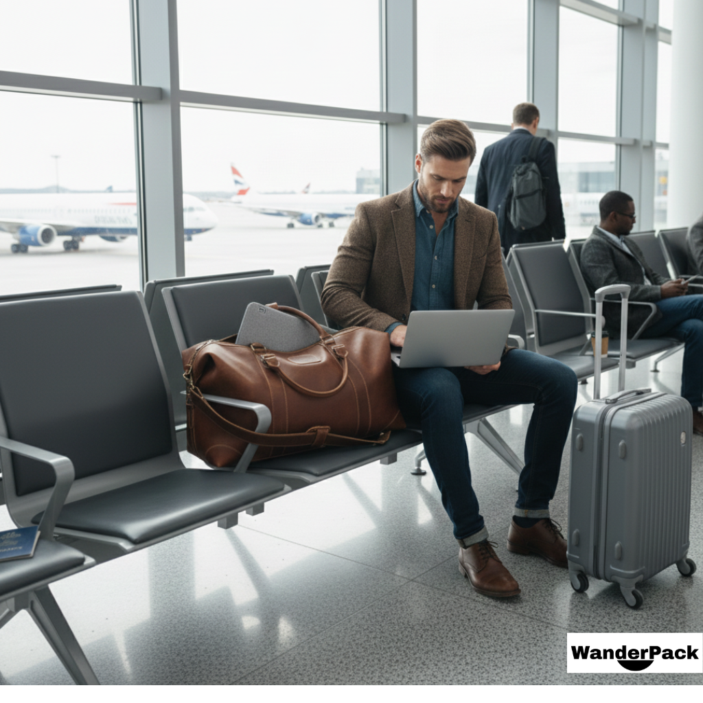 Sac de Voyage en Cuir 36L