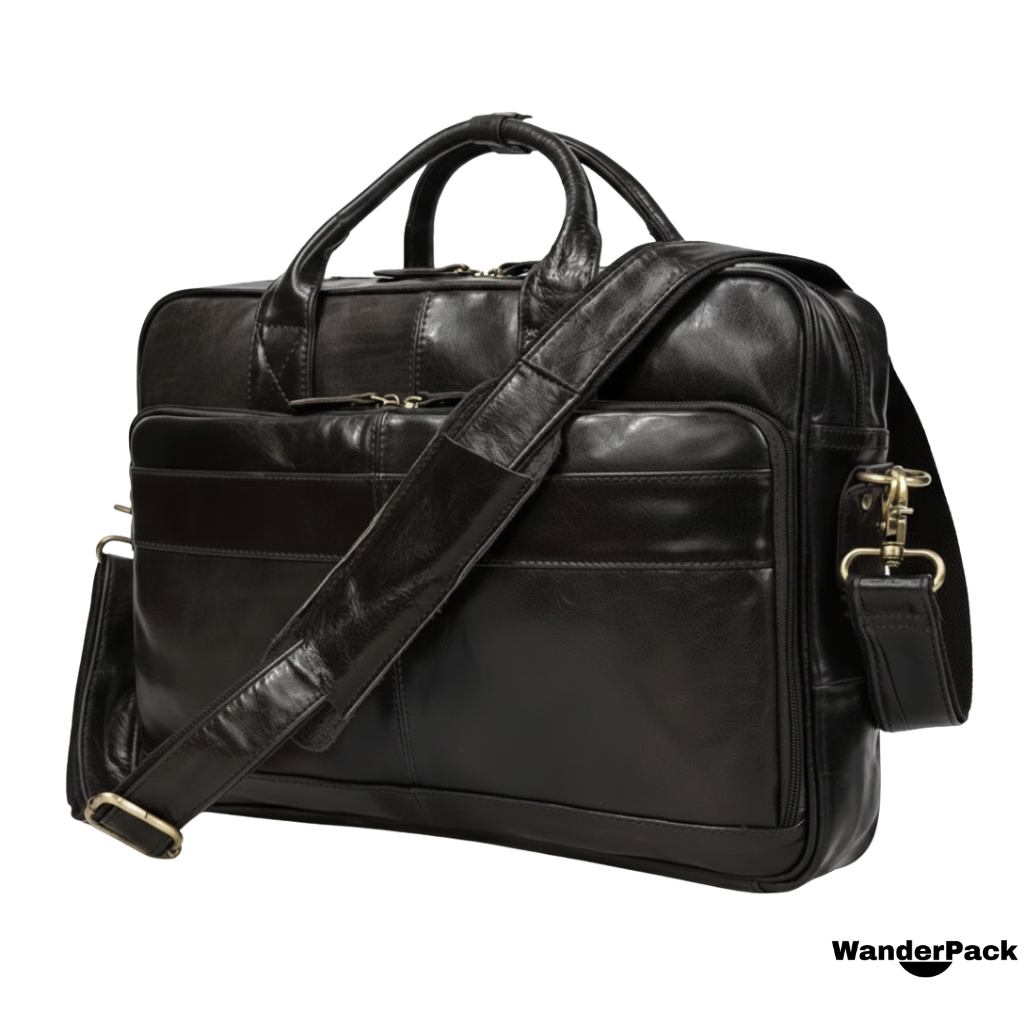 Sac Porte-Documents en Cuir de Vache 12L
